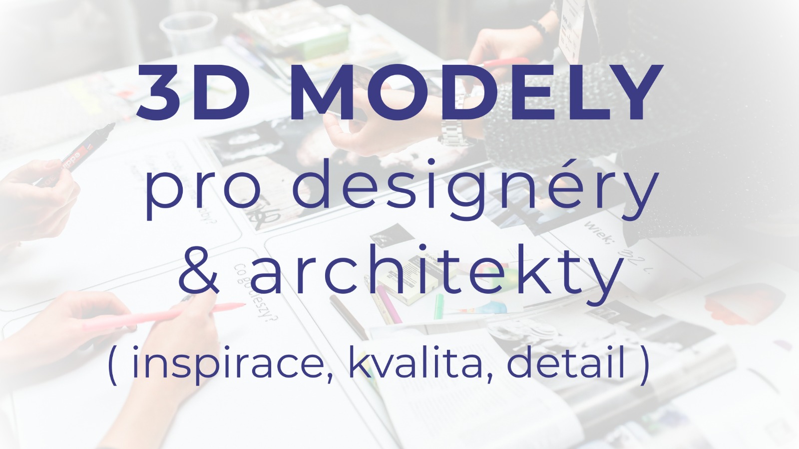 3D modely pro architekty (